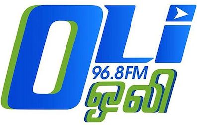 Logo of Oli 96.8 FM radio, where Tamilcube's educational programs have been featured.