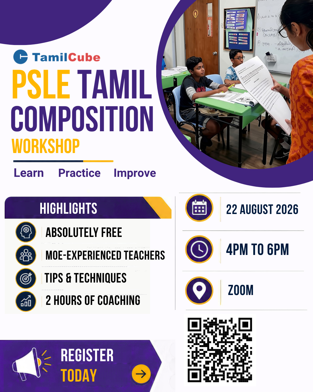 PSLE Tamil composition workshop
